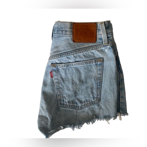Levi's Pants - Levis High waisted Denim Shorts  light blue washed